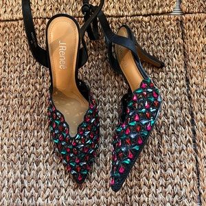 J.Renee strappy kitten heels